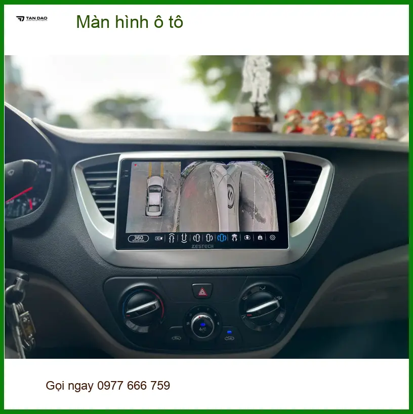 Anh Minh lắp màn hình ô tô Hyundai Accent Quận 8 để tiện chỉ đường và giải trí