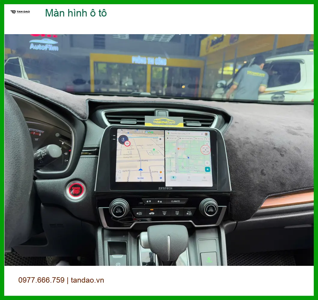 Anh Quang lắp màn hình ô tô Hyundai Accent tại Phú Nhuận ảnh thực tế 3