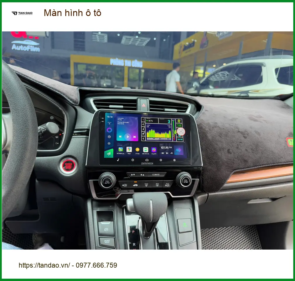 Anh Duy lắp màn hình ô tô Hyundai Accent tại Quận Tân Bình để xem dẫn đường và giải trí ảnh thực tế 3