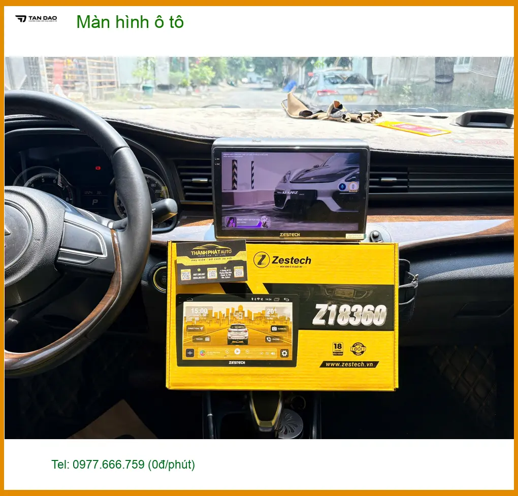 Chú Minh nâng cấp màn hình ô tô Toyota Camry tại Nhà Bè cho chuyến đi xa sắp tới ảnh thực tế 2
