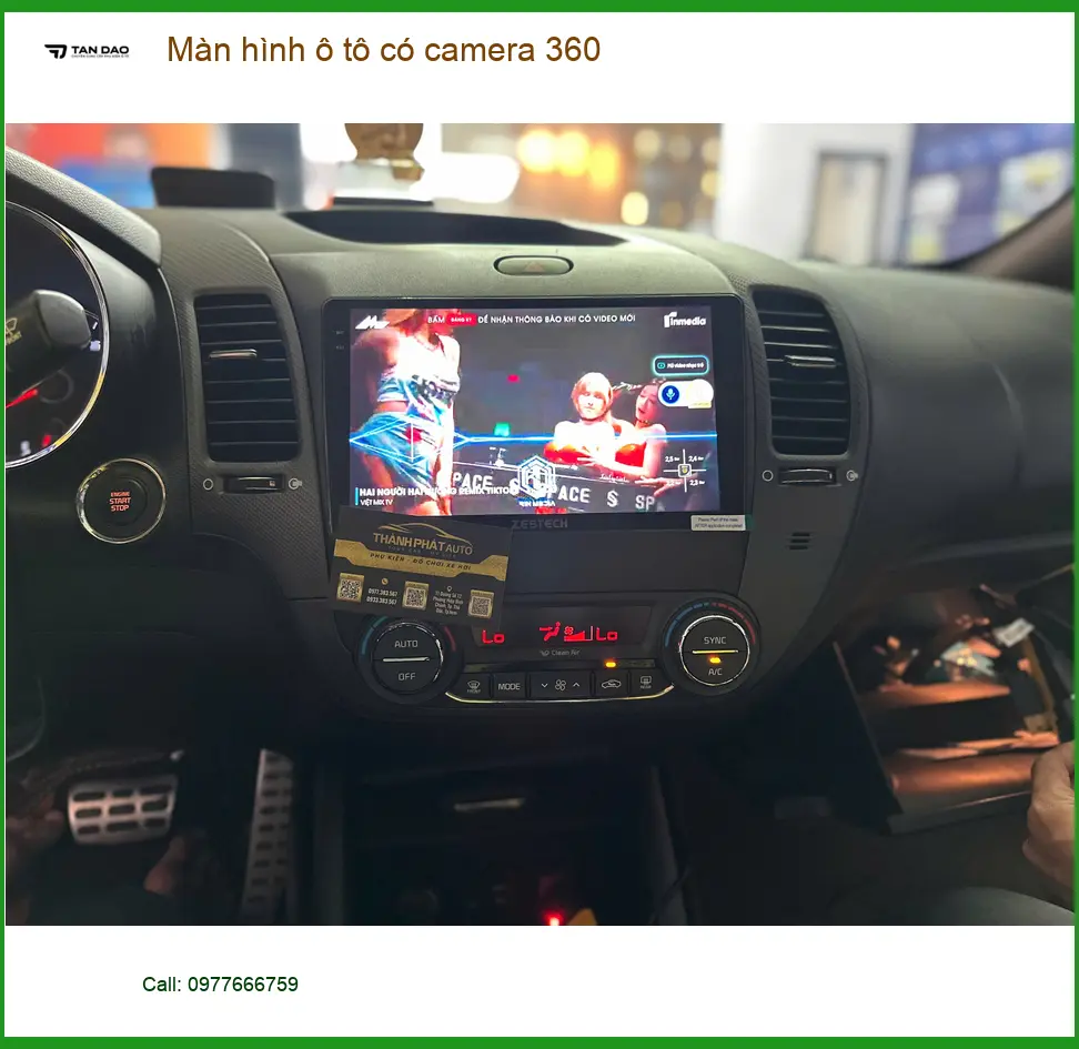 Anh Đạt lắp màn hình ô tô có camera 360 cho Kia Carnival tại Quận 3 ảnh thực tế 4