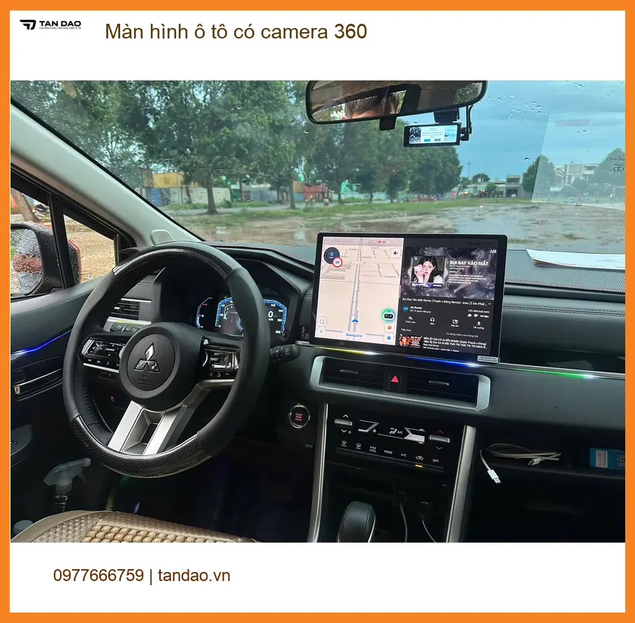 Anh Khang lắp màn hình ô tô có camera 360 cho Hyundai Creta tại Nhà Bè để tiện quan sát ảnh thực tế 3