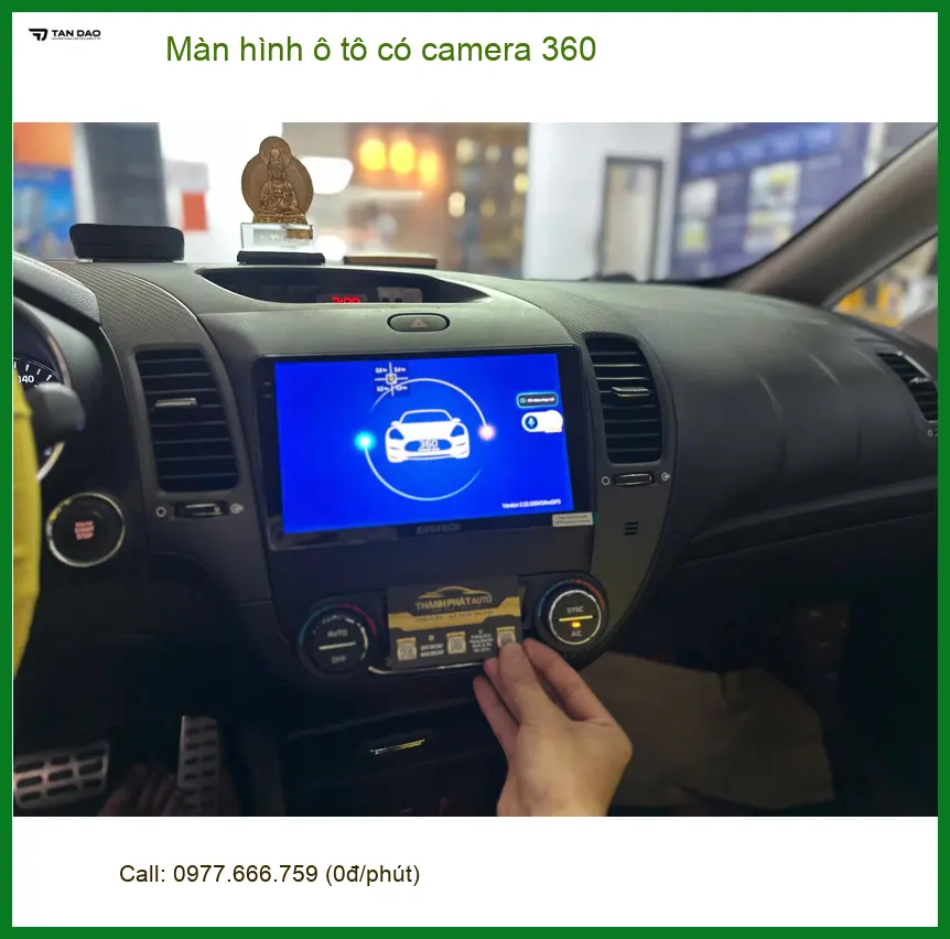 Anh Khải lắp Màn hình ô tô có camera 360 cho Honda HR-V tại Hóc Môn ảnh thực tế 3
