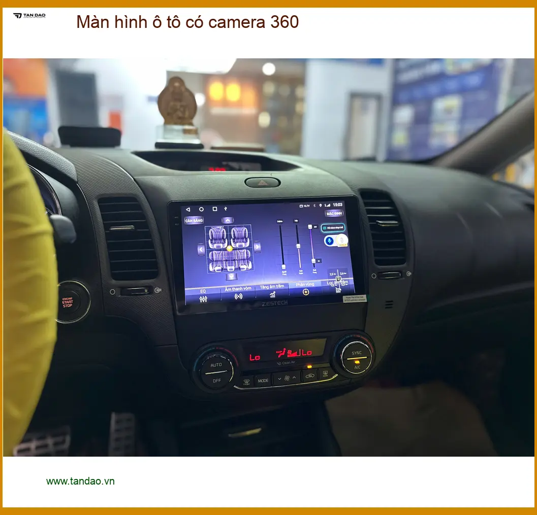 Anh Sơn lắp màn hình ô tô có camera 360 Mazda CX-5 tại Quận Bình Tân ảnh thực tế 2