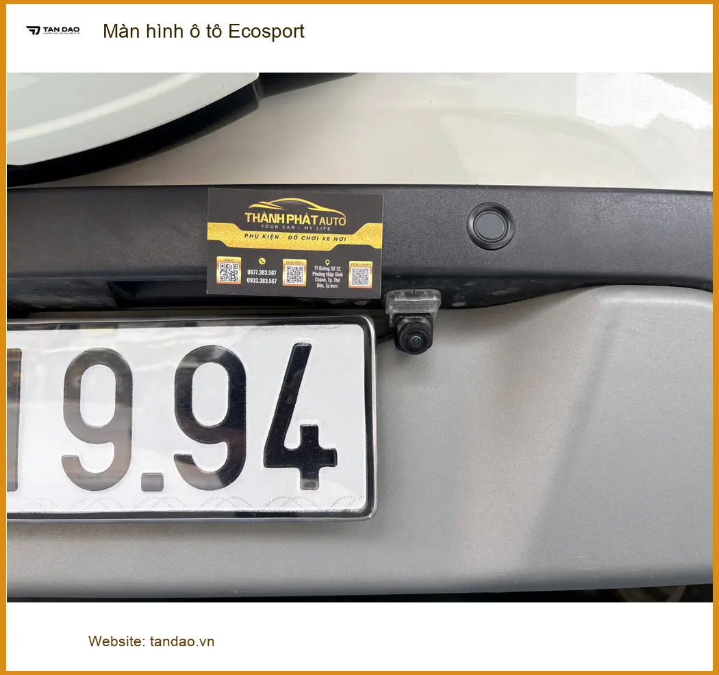 Chú Phong lắp màn hình ô tô Ecosport Quận 2 vì màn hình zin đã xuống cấp ảnh thực tế 3