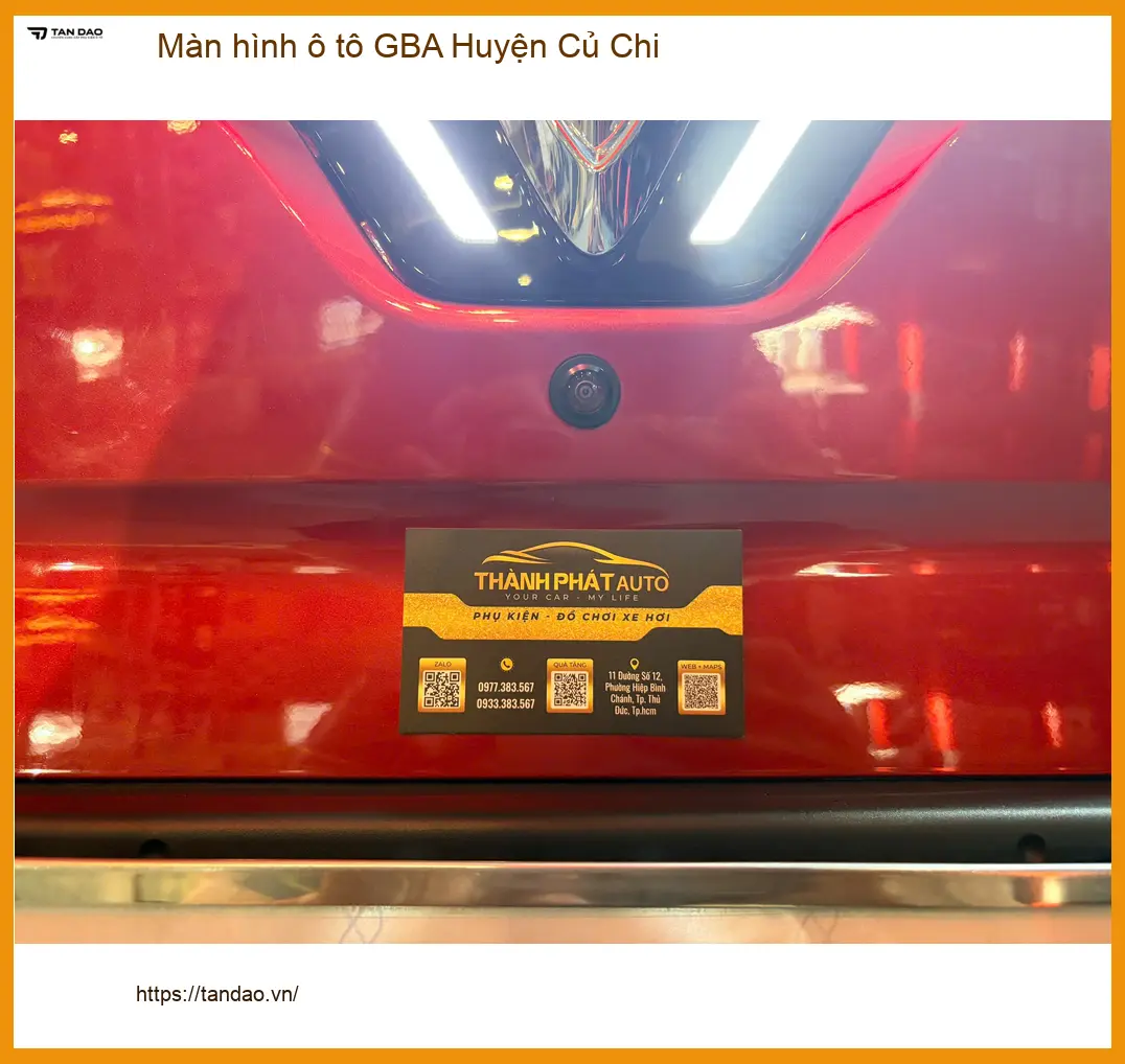 Địa Chỉ Lắp Màn Hình Android Ô Tô hình ô tô GBA Huyện Củ Chi - Giá Tốt TPHCM ảnh thực tế 2