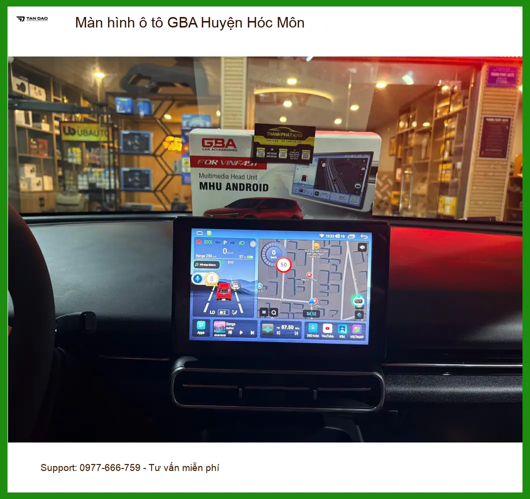 Địa Chỉ Gắn Màn Hình Android Ô Tô hình ô tô GBA Huyện Hóc Môn - Giá Tốt TPHCM