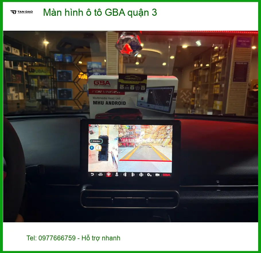 Địa Chỉ Lắp Màn Hình Android Ô Tô hình ô tô GBA quận 3 - Giá Tốt TPHCM