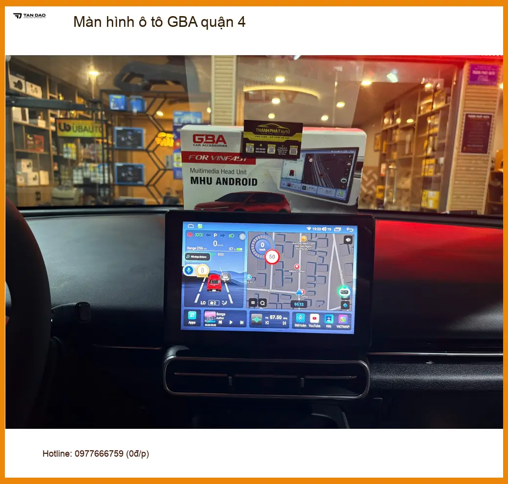 Địa Chỉ Gắn Màn Hình Android Ô Tô hình ô tô GBA quận 4 - Giá Tốt TPHCM