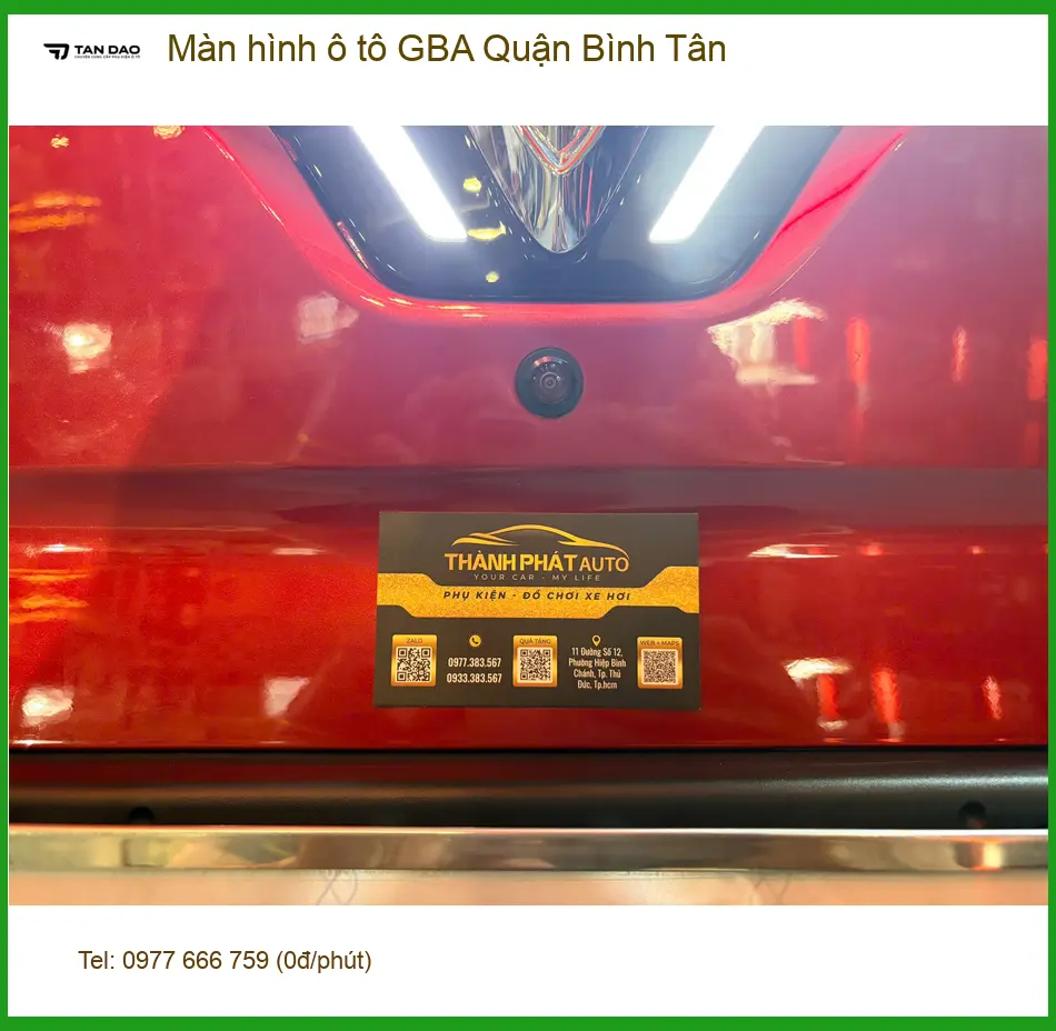 Nơi Lắp Màn Hình Android Ô Tô hình ô tô GBA Quận Bình Tân - Giá Tốt TPHCM