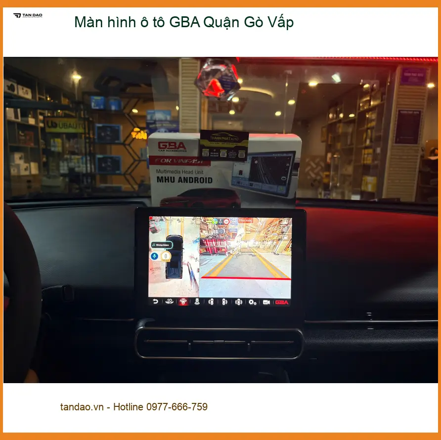 Địa Chỉ Gắn Màn Hình Android Ô Tô hình ô tô GBA Quận Gò Vấp - Giá Tốt TPHCM ảnh thực tế 2