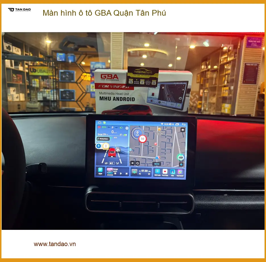 Nơi Lắp Màn Hình Android Ô Tô hình ô tô GBA Quận Tân Phú - Giá Tốt TPHCM ảnh thực tế 2