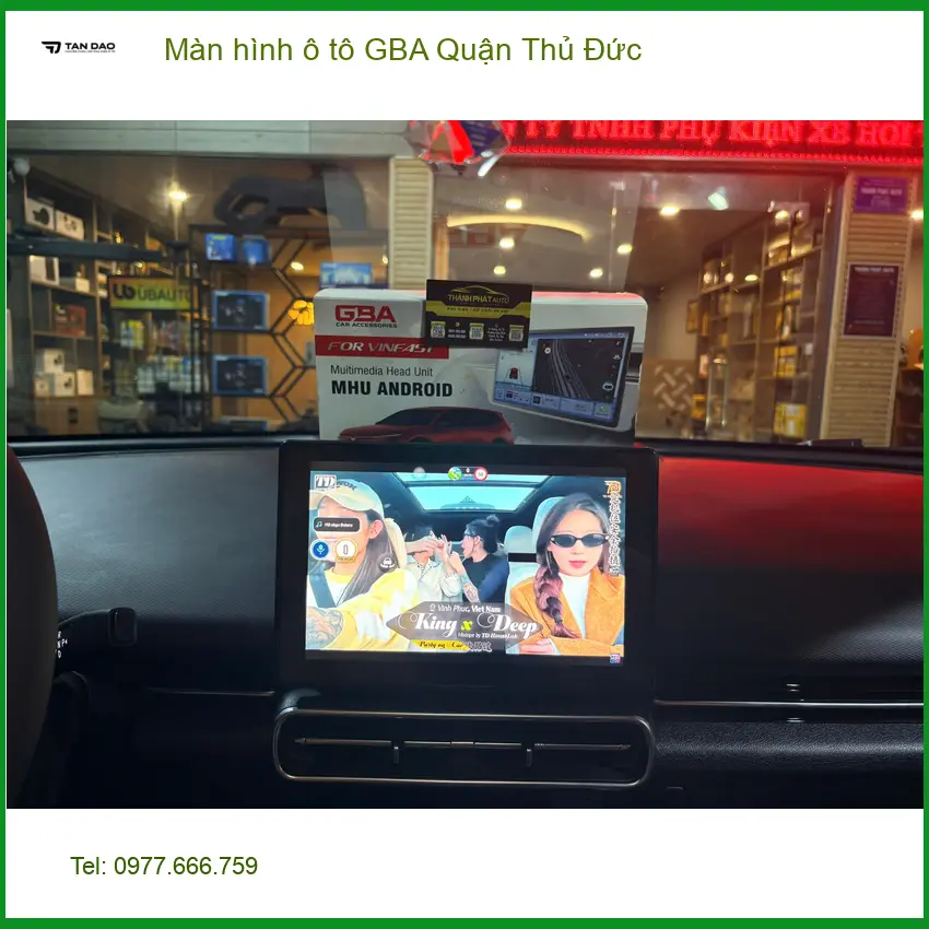 Nơi Gắn Màn Hình Android Ô Tô hình ô tô GBA Quận Thủ Đức - Giá Tốt TPHCM