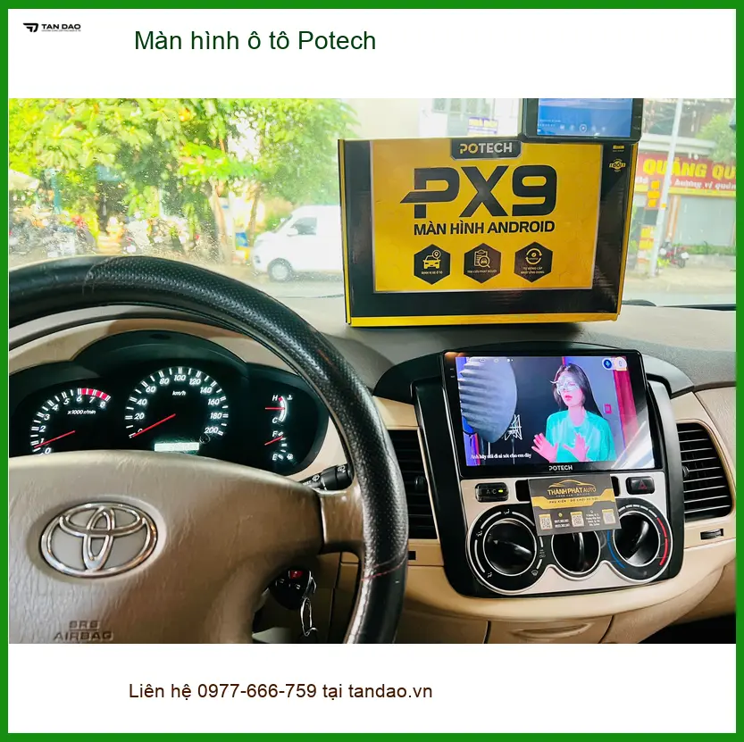 Anh Hưng lắp màn hình ô tô Potech cho Ford Ranger tại Quận 4 ảnh thực tế 3