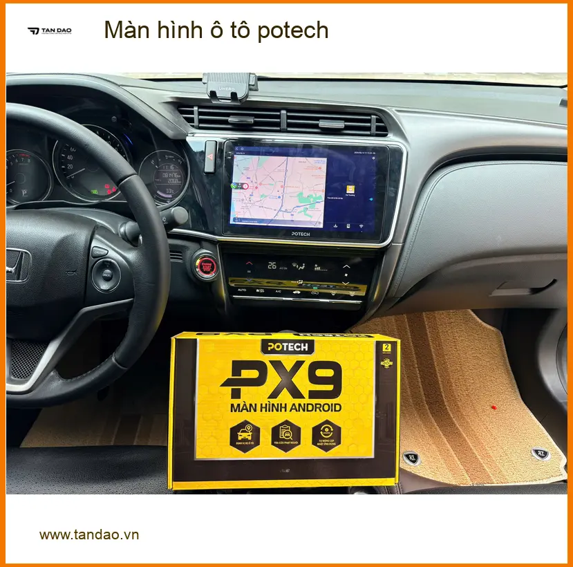 Chị Thảo lắp màn hình Potech cho Toyota Camry tại Quận 2 - Trải nghiệm mới ảnh thực tế 4