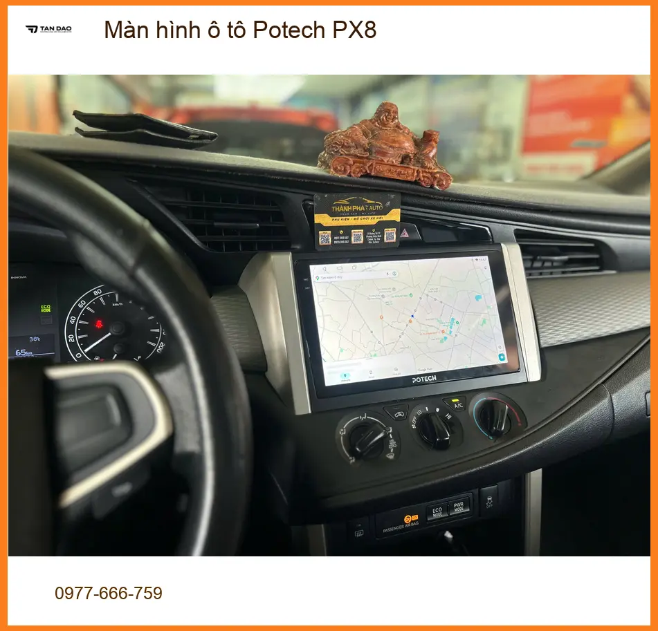 Anh Tuấn lắp Màn hình ô tô Potech PX8 tại Quận Tân Phú cho xe Kia K3