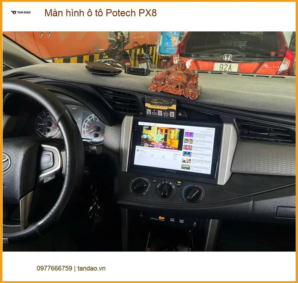Anh Tuấn lắp Màn hình ô tô Potech PX8 tại Quận Tân Phú cho xe Kia K3 ảnh thực tế 2