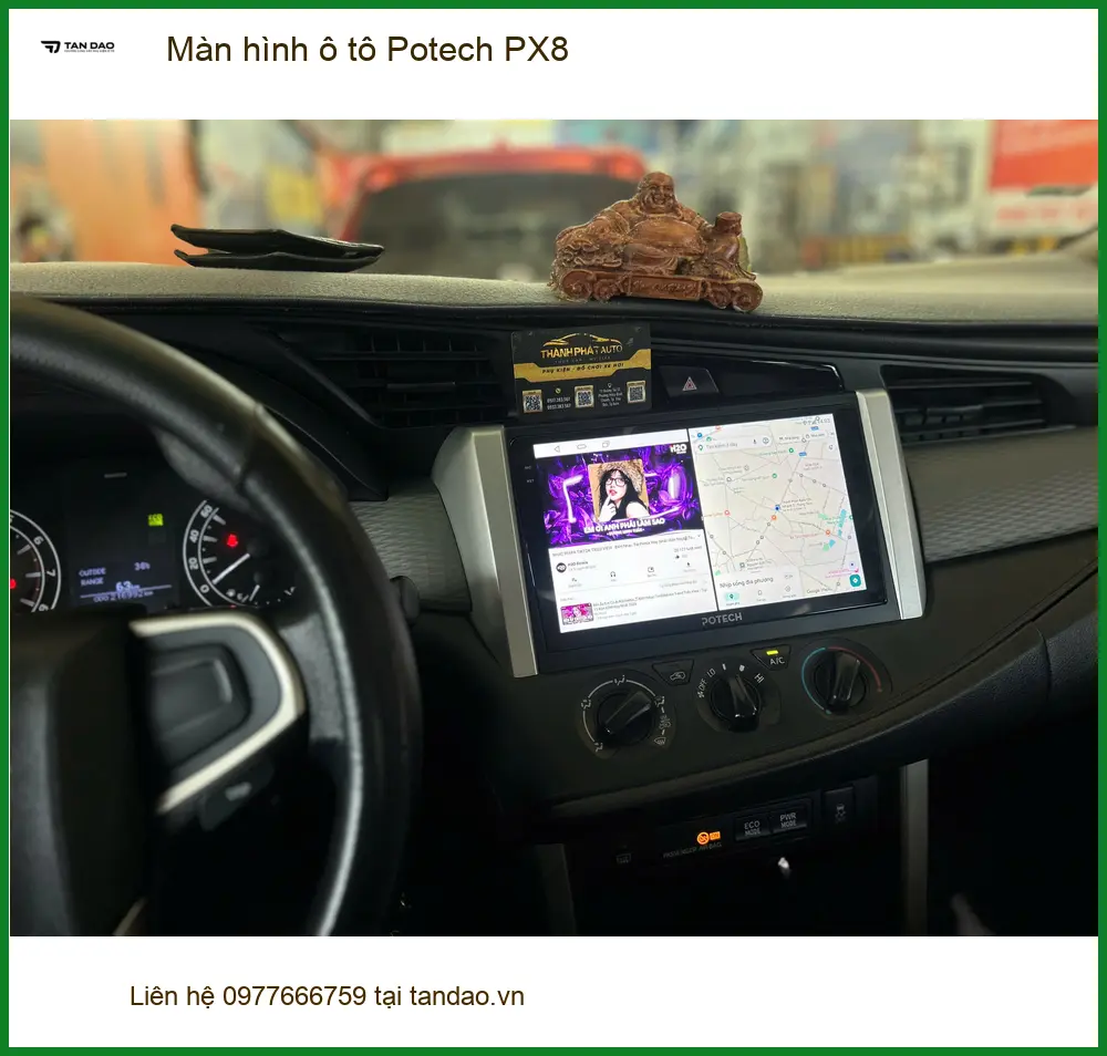 Anh Tuấn lắp Màn hình ô tô Potech PX8 tại Quận Tân Phú cho xe Kia K3 ảnh thực tế 4