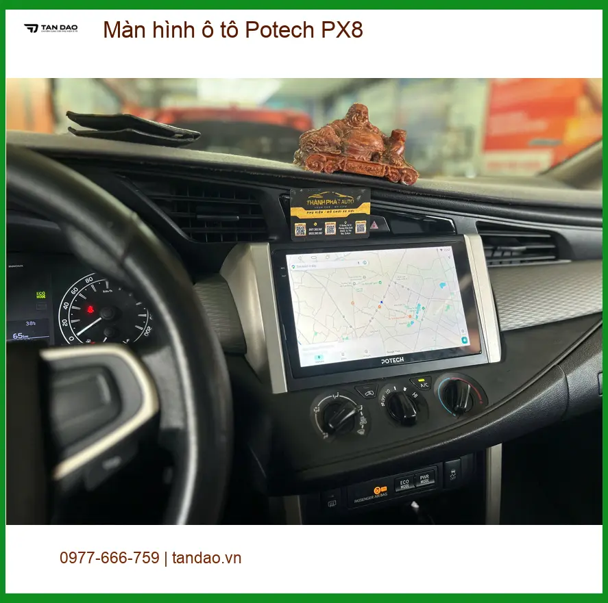 Chú Quang lắp Màn hình ô tô Potech PX8 cho Honda CRV ở Bình Chánh ảnh thực tế 4