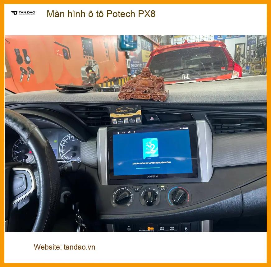 Chú Quang lắp Màn hình ô tô Potech PX8 cho Honda CRV ở Bình Chánh ảnh thực tế 5