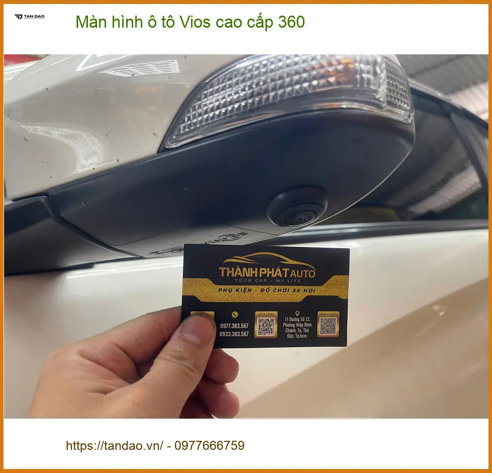 Anh Quang Khải lắp màn hình ô tô Vios cao cấp 360 tại Quận 6 ảnh thực tế 4