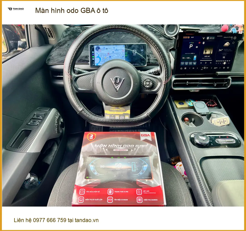 Anh Tuấn Kiệt nâng cấp Màn hình odo GBA ô tô Hyundai Accent ở Cần Giờ