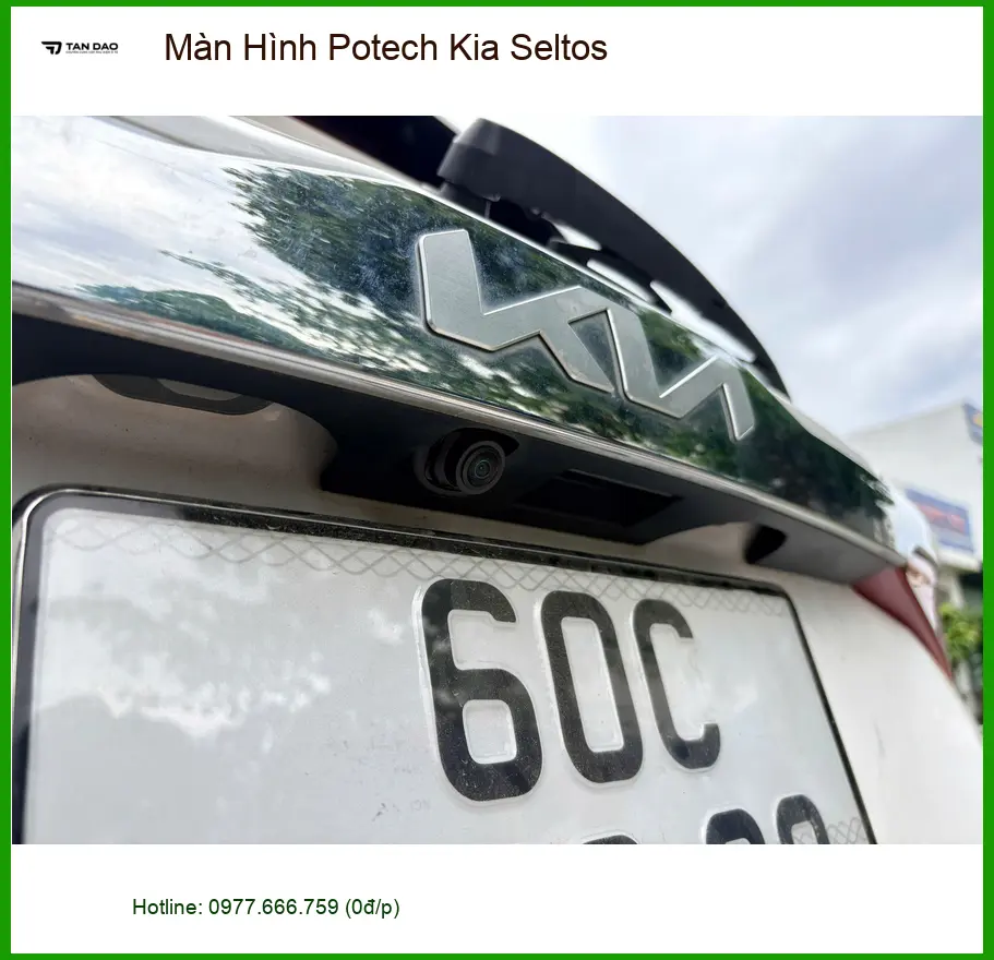 Chú Bách nâng cấp màn hình Potech cho Kia Seltos tại Quận 7 để trải nghiệm công nghệ mới ảnh thực tế 4