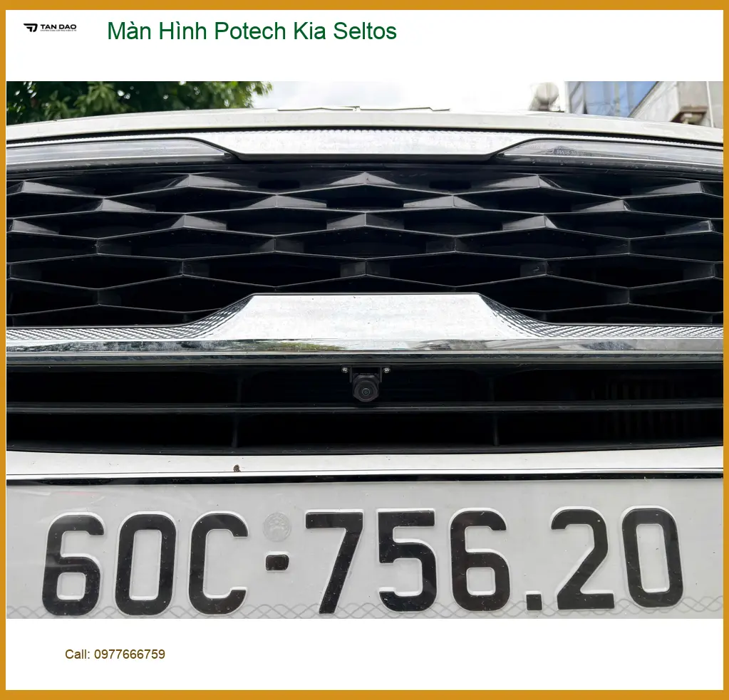 Chú Sơn lắp màn hình Potech cho Kia Seltos tại Hóc Môn vì muốn trải nghiệm công nghệ mới ảnh thực tế 2