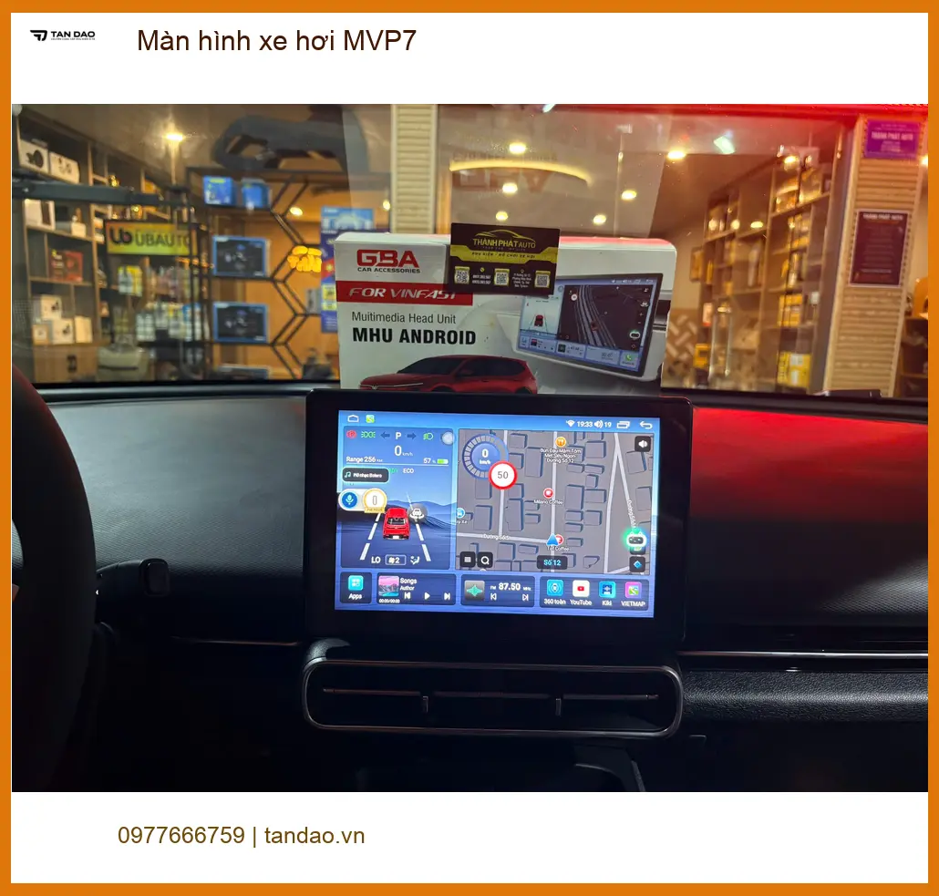Anh Phi gắn màn hình xe hơi MVP7 cho Honda City Quận 9 để nâng cấp xe