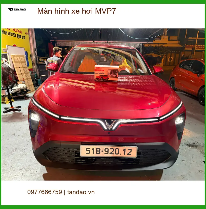 Anh Phi gắn màn hình xe hơi MVP7 cho Honda City Quận 9 để nâng cấp xe ảnh thực tế 4