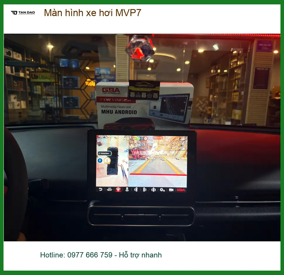 Anh Khải lắp màn hình xe hơi MVP7 cho Kia K3 tại Thủ Đức để có camera 360 ảnh thực tế 2