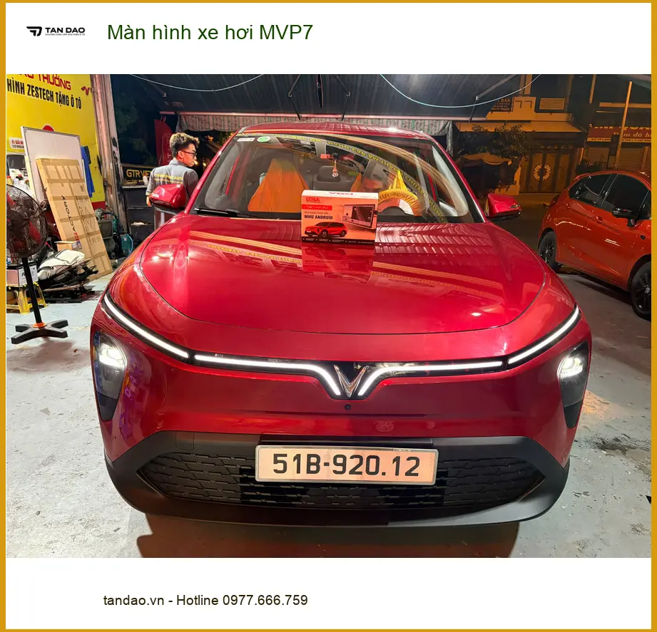 Anh Khải lắp màn hình xe hơi MVP7 cho Kia K3 tại Thủ Đức để có camera 360 ảnh thực tế 3