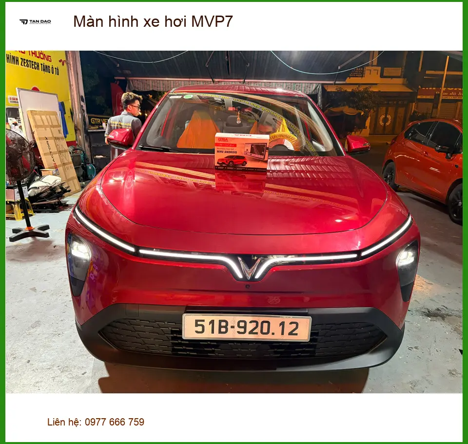 Chị Thanh Hương lắp Màn hình xe hơi MVP7 cho Mazda CX-5 tại Hóc Môn