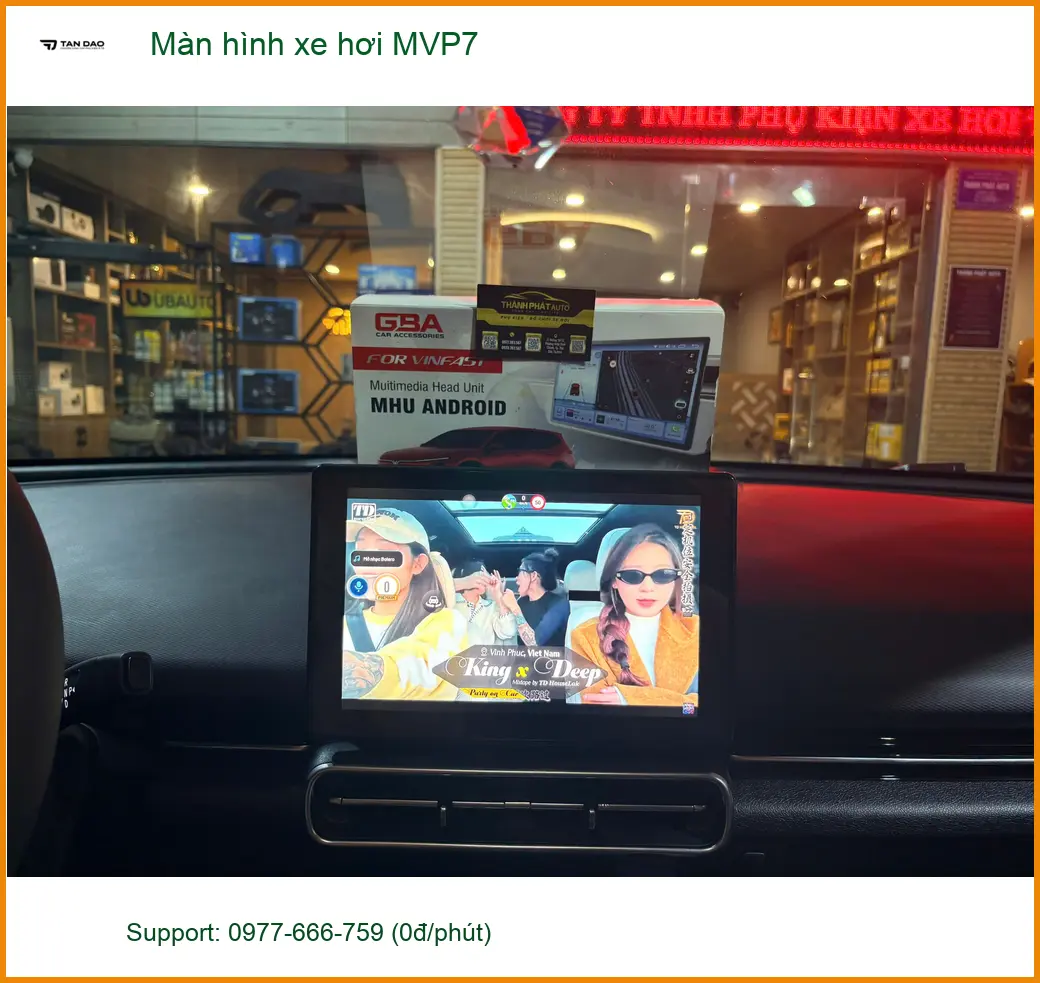 Chị Thanh Hương lắp Màn hình xe hơi MVP7 cho Mazda CX-5 tại Hóc Môn ảnh thực tế 2
