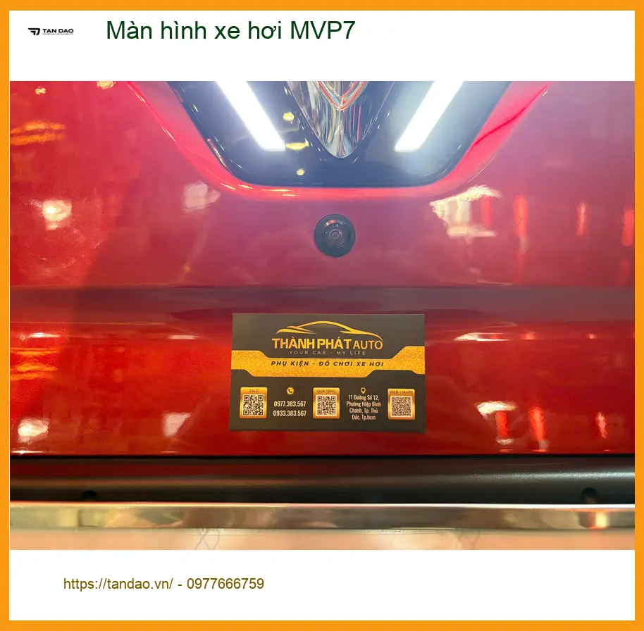 Chị Thanh Hương lắp Màn hình xe hơi MVP7 cho Mazda CX-5 tại Hóc Môn ảnh thực tế 3