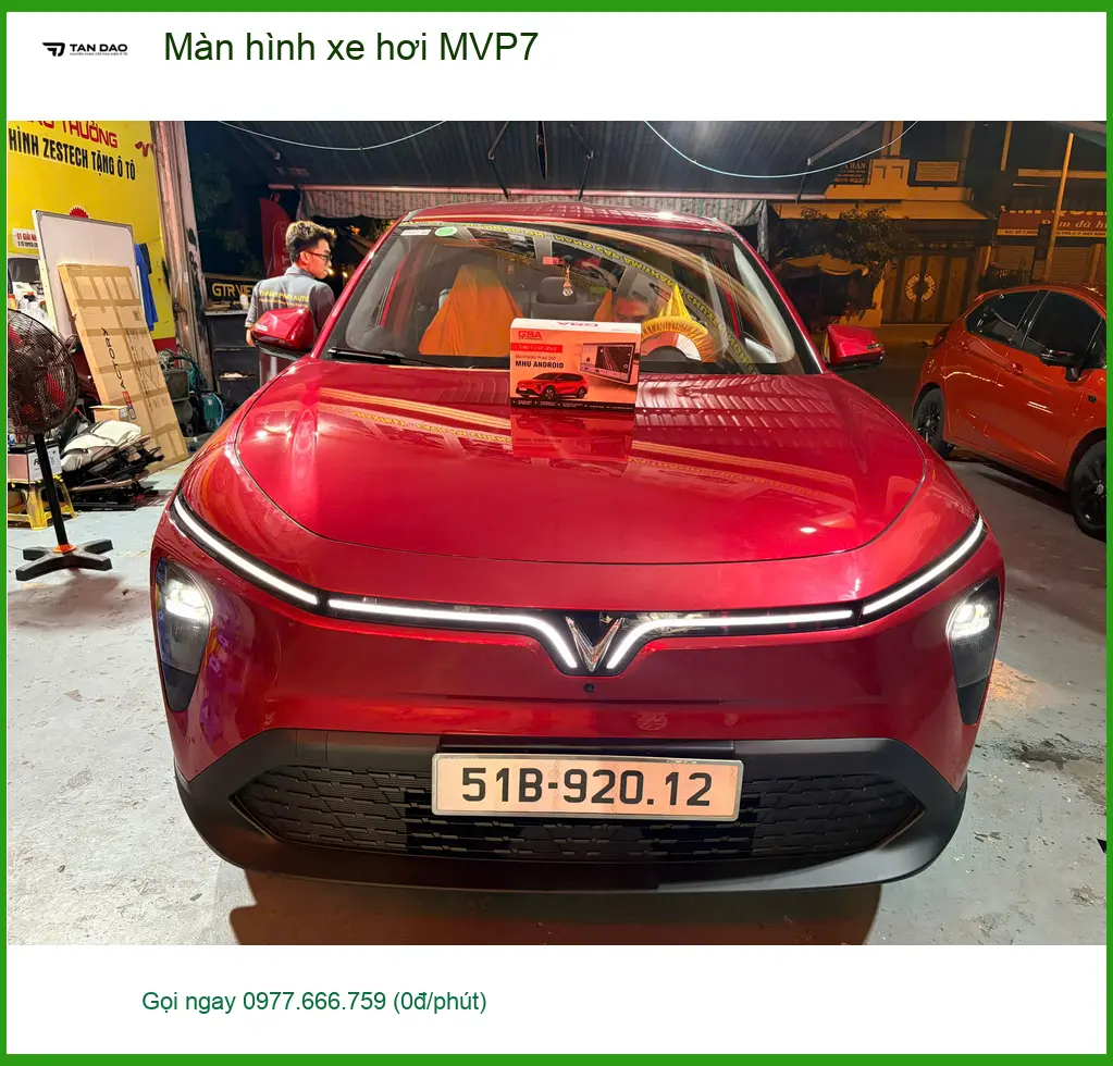 Anh Quang lắp Màn hình xe hơi MVP7 cho Honda Civic ở Quận 7 vì màn zin quá cũ