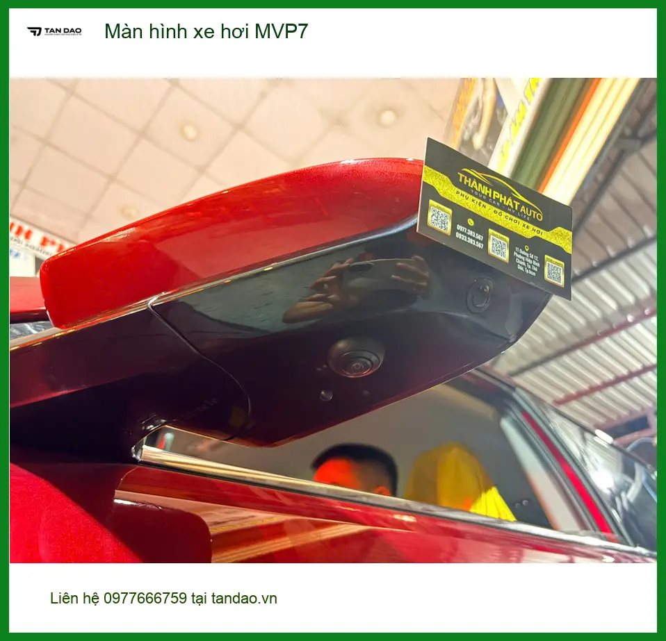 Anh Quang lắp Màn hình xe hơi MVP7 cho Honda Civic ở Quận 7 vì màn zin quá cũ ảnh thực tế 5
