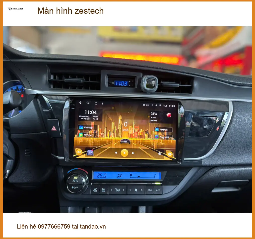 Anh Kiên lắp màn hình Zestech cho Mazda CX-5 tại Quận 12 ảnh thực tế 3