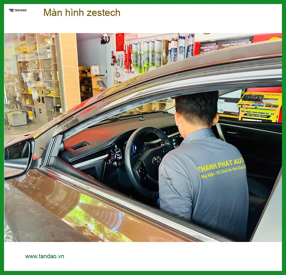 Anh Kiên lắp màn hình Zestech cho Mazda CX-5 tại Quận 12 ảnh thực tế 4