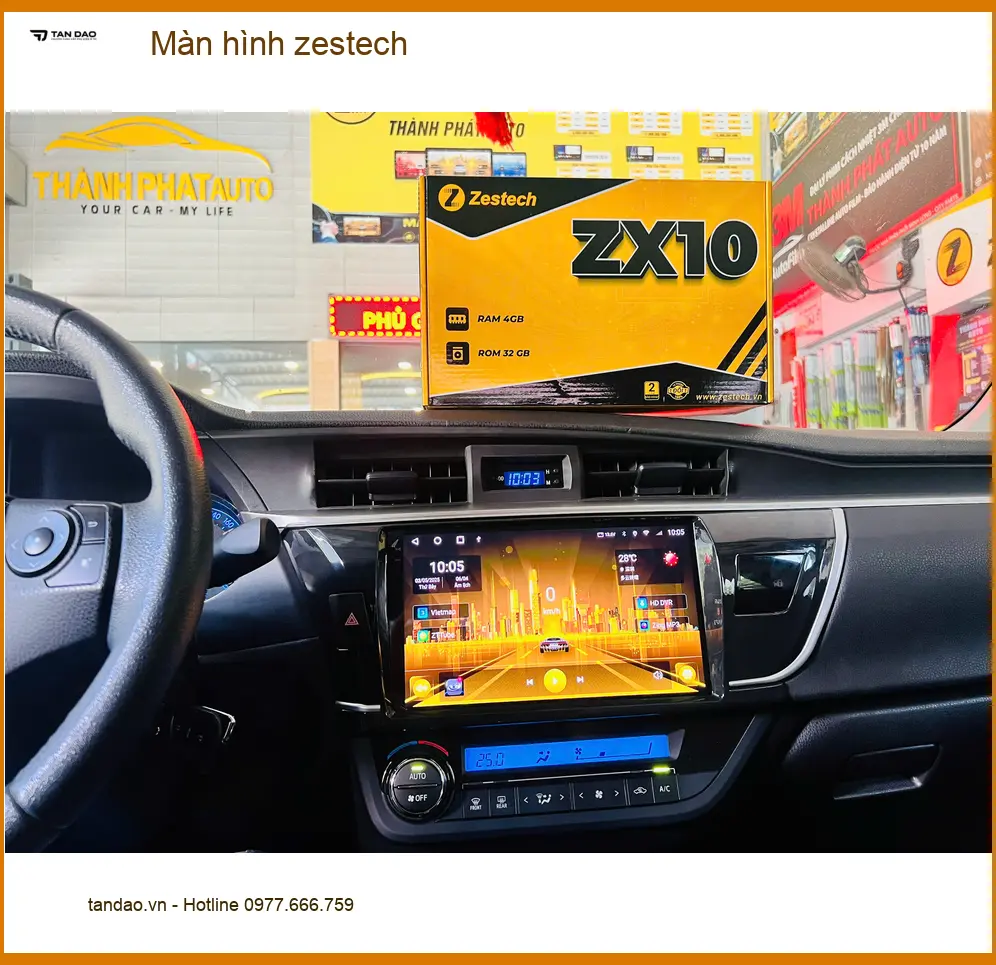 Anh Nam lắp màn hình Zestech cho Suzuki XL7 tại Củ Chi để giải trí ảnh thực tế 5