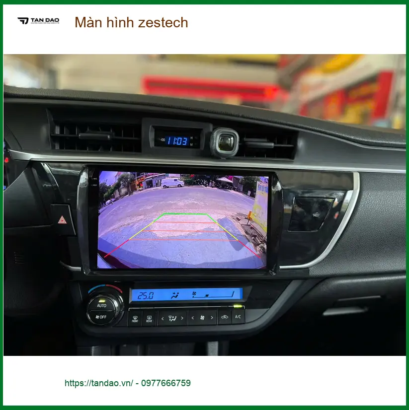 Anh Khang nâng cấp màn hình Zestech cho Hyundai Accent tại Quận 8