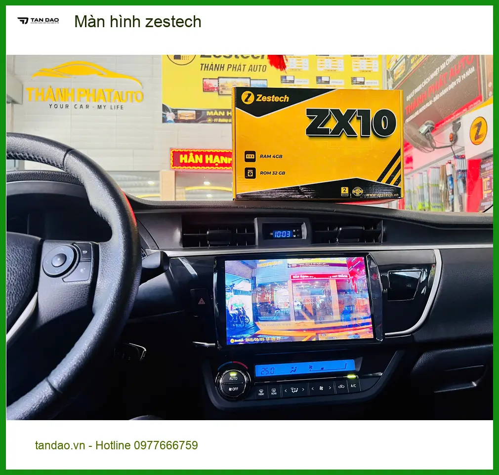 Anh Khang nâng cấp màn hình Zestech cho Hyundai Accent tại Quận 8 ảnh thực tế 2