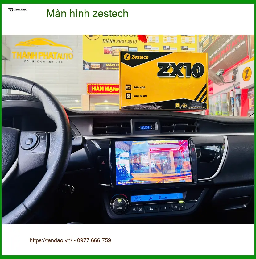 Chị Thùy nâng cấp Màn hình Zestech cho Hyundai Accent tại Quận Bình Tân ảnh thực tế 2