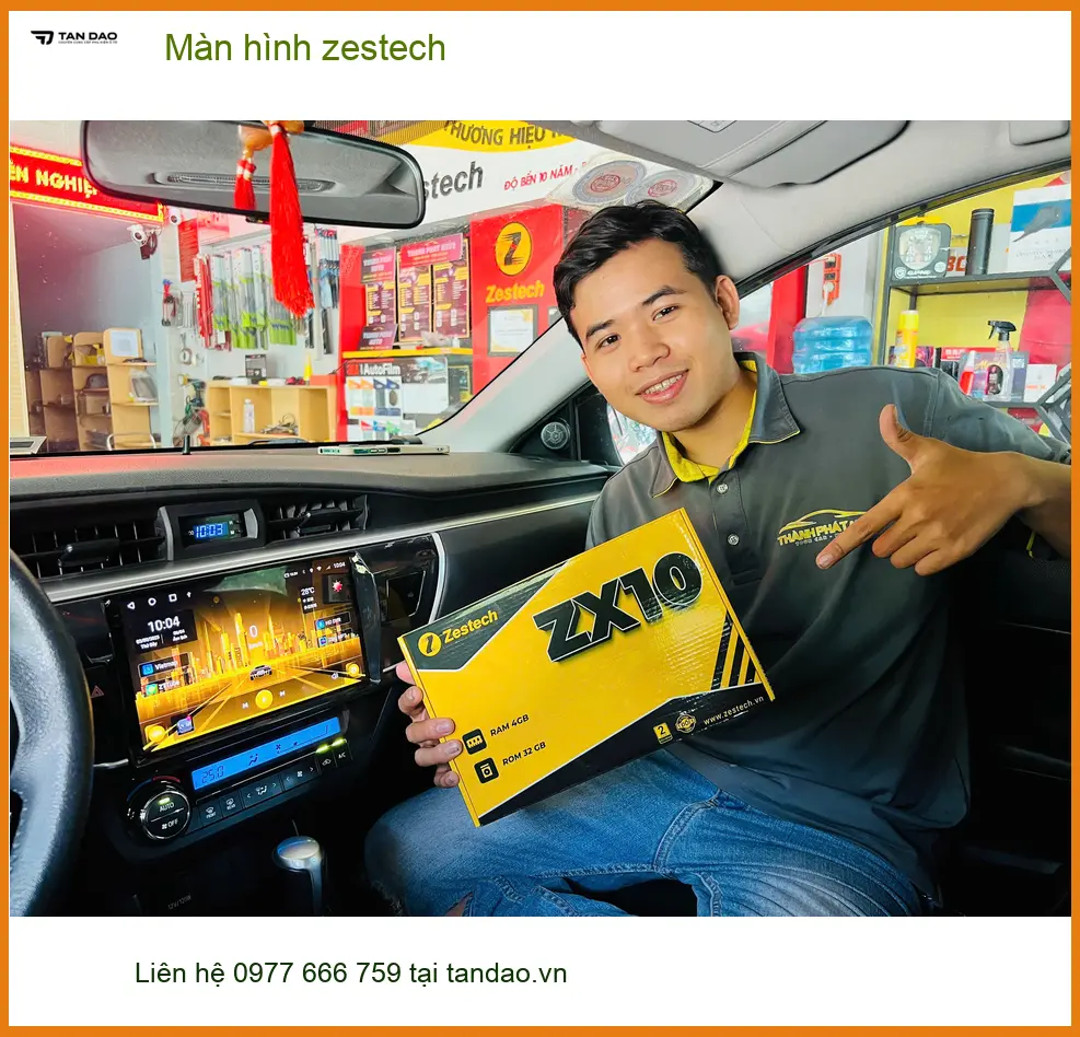 Chú Long lắp Màn hình Zestech cho Hyundai Accent tại Quận 1 để nâng cấp trải nghiệm lái ảnh thực tế 5