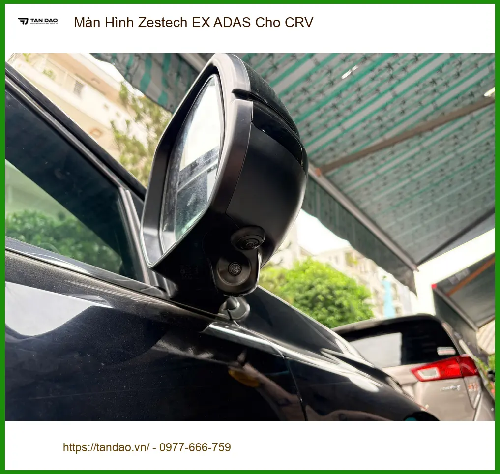 Anh Bảo lắp Màn Hình Zestech EX ADAS cho CRV tại Bình Chánh vì muốn lái xe an toàn hơn ảnh thực tế 3