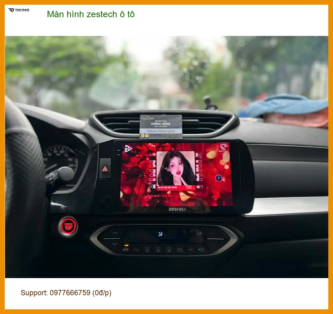 Anh Bách lắp màn hình Zestech ô tô cho Toyota Raize tại Quận Tân Bình