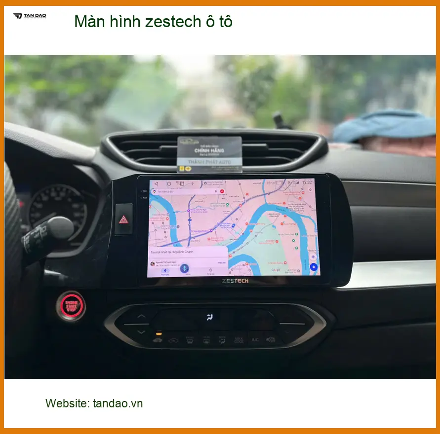 Anh Bách lắp màn hình Zestech ô tô cho Toyota Raize tại Quận Tân Bình ảnh thực tế 2