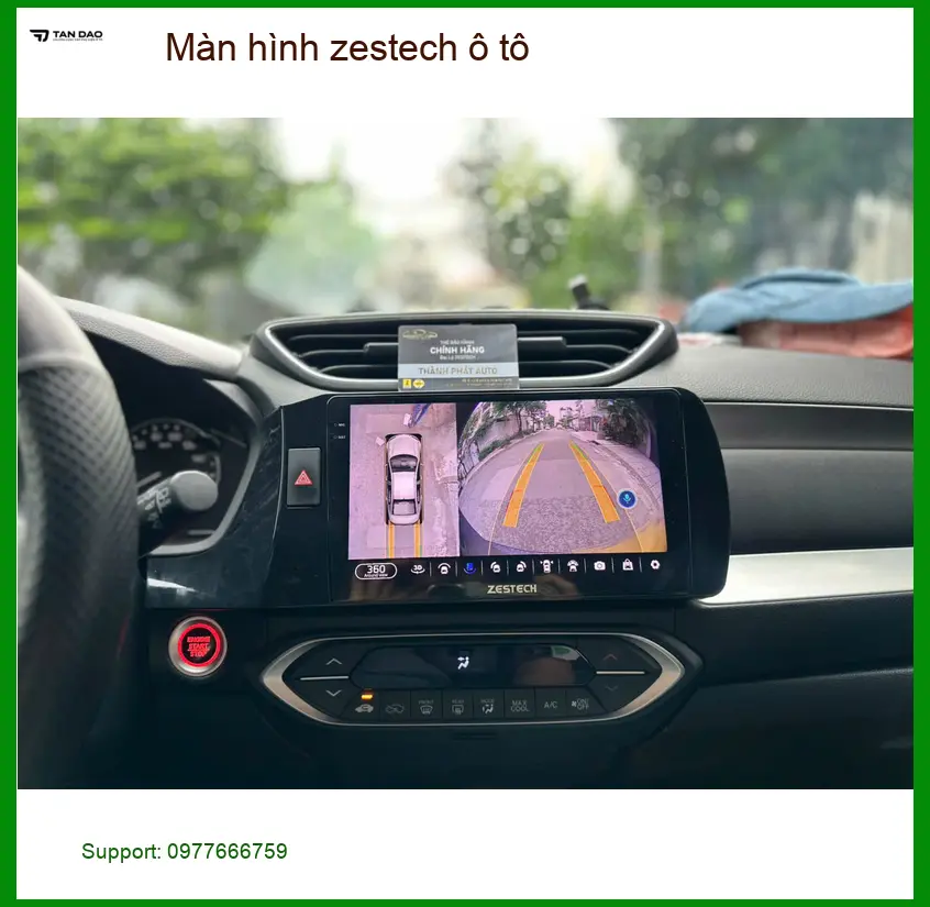 Anh Bách lắp màn hình Zestech ô tô cho Toyota Raize tại Quận Tân Bình ảnh thực tế 3
