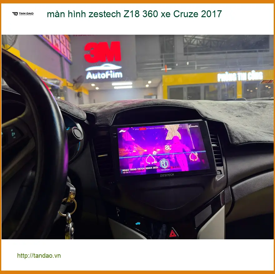 Anh Khang lắp màn hình Zestech Z18 360 cho Cruze 2017 ở Quận 10. ảnh thực tế 3