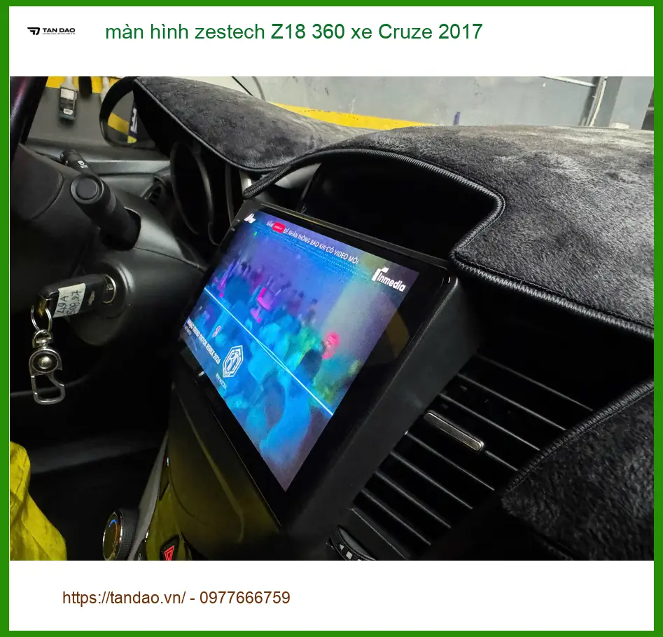Anh Khang lắp màn hình Zestech Z18 360 cho Cruze 2017 ở Quận 10. ảnh thực tế 4